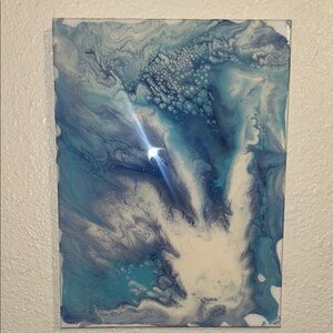 Oceanic Swirl Canvas Art
